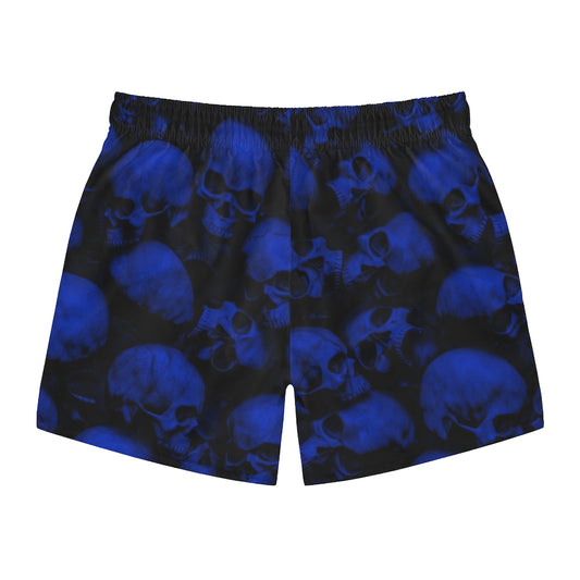 GRUMPY ASS GUYS CLUB BLUE SKULLS Swim Trunks