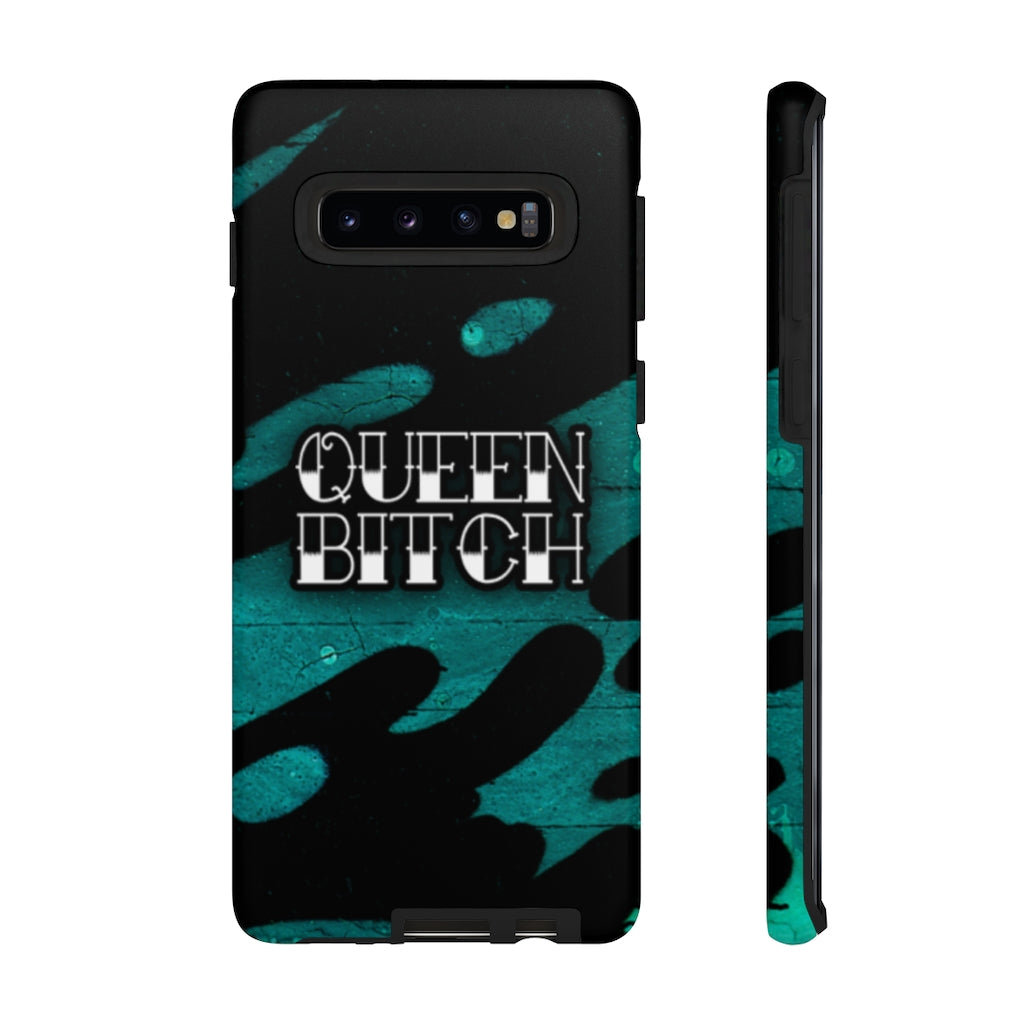 QUEEN BITCH TITLE GRAFFITI Tough Phone Case