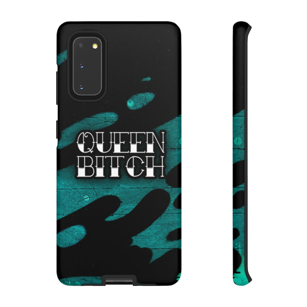 QUEEN BITCH TITLE GRAFFITI Tough Phone Case