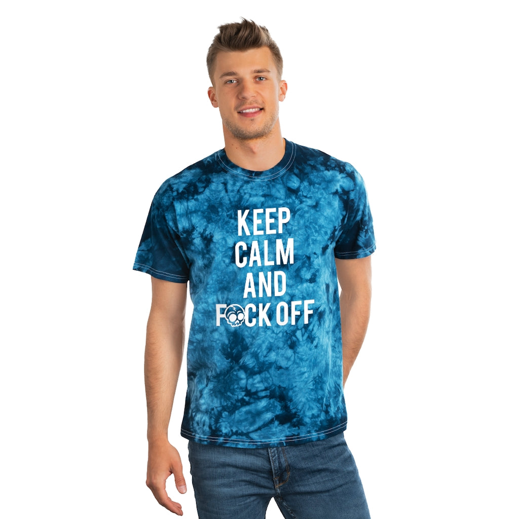 KEEP CALM AND F*CK OFF Tie-Dye Tee