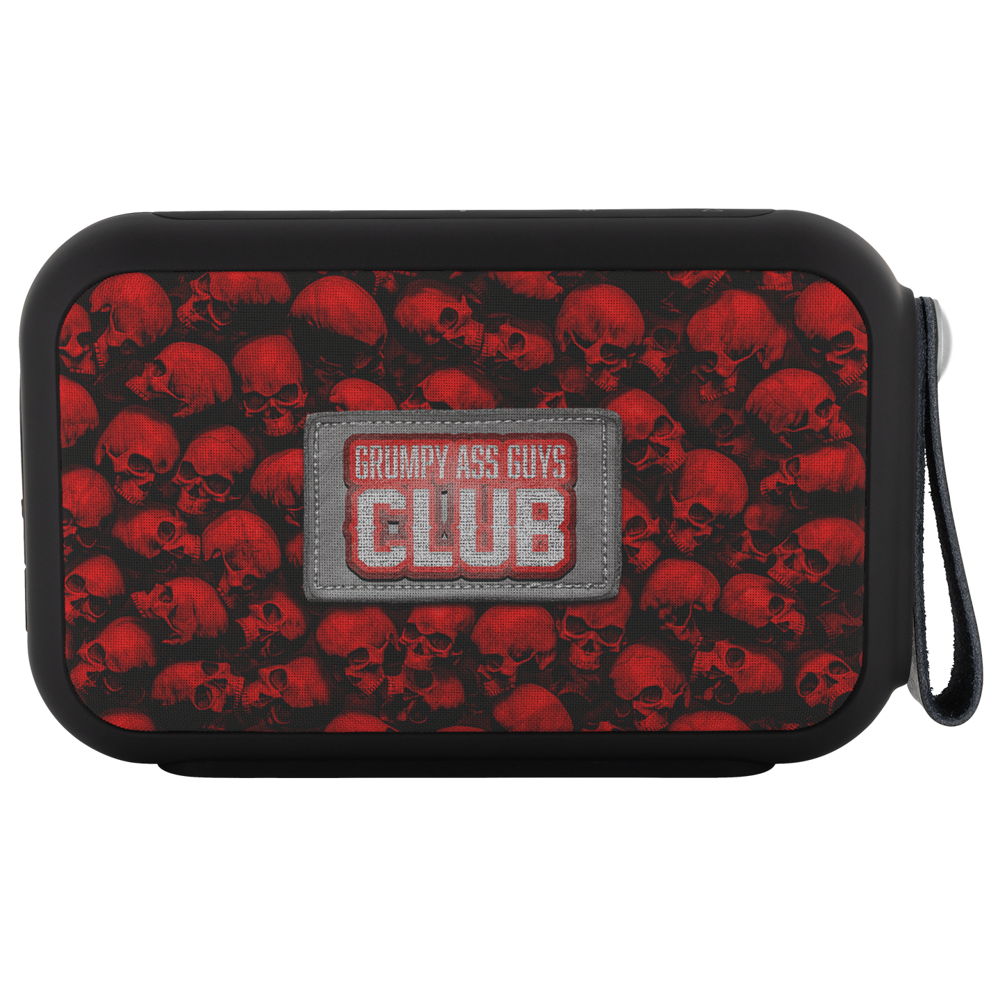 GRUMPY ASS GUYS CLUB RED SKULL Bluetooth Wireless Speaker