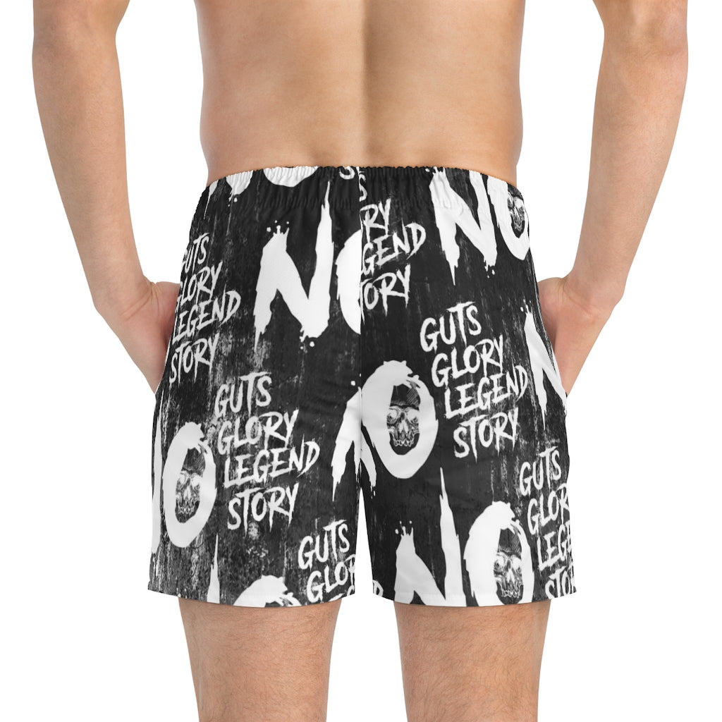 NO GUTS NO GLORY Swim Trunks