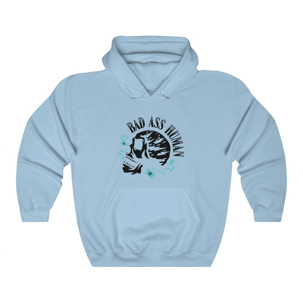 BAD ASS HUMAN MOHAWK Heavy Blend™ Hooded Sweatshirt