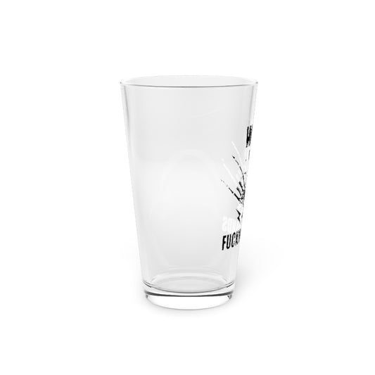 WASH YOUR ROCK HANDS PINT GLASS