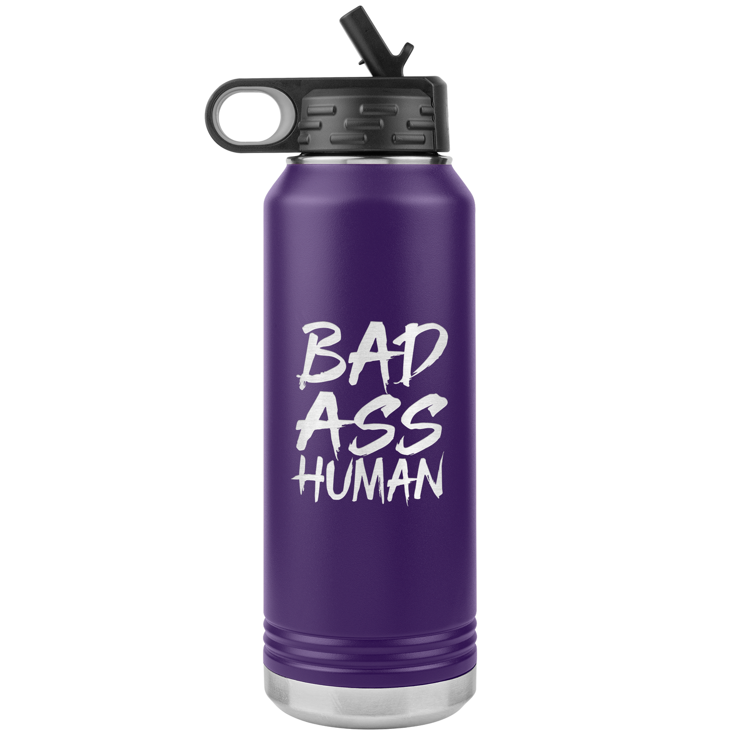 BAD ASS HUMAN 32 OZ WATER BOTTLE