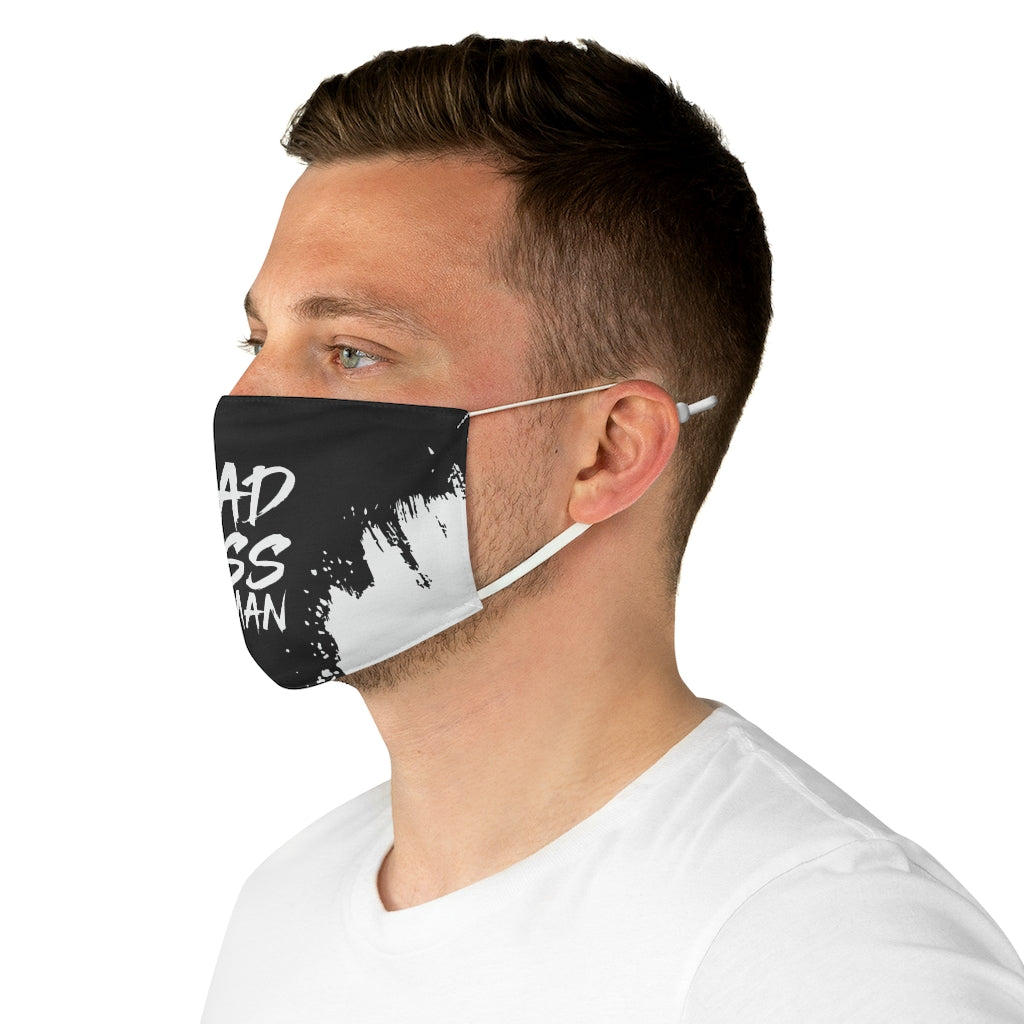 BAD ASS HUMAN OG Fabric Face Mask