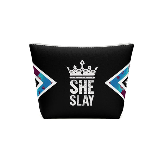 SHE SLAY Cotton Cosmetic Bag