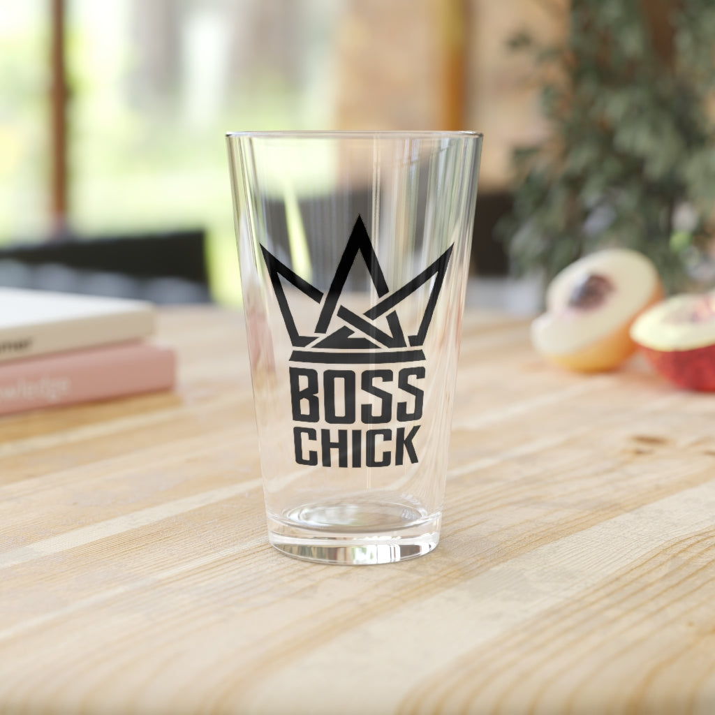 BOSS CHICK PINT GLASS