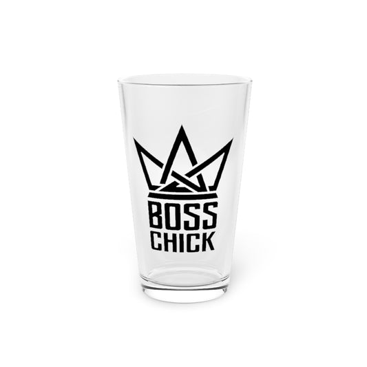 BOSS CHICK PINT GLASS