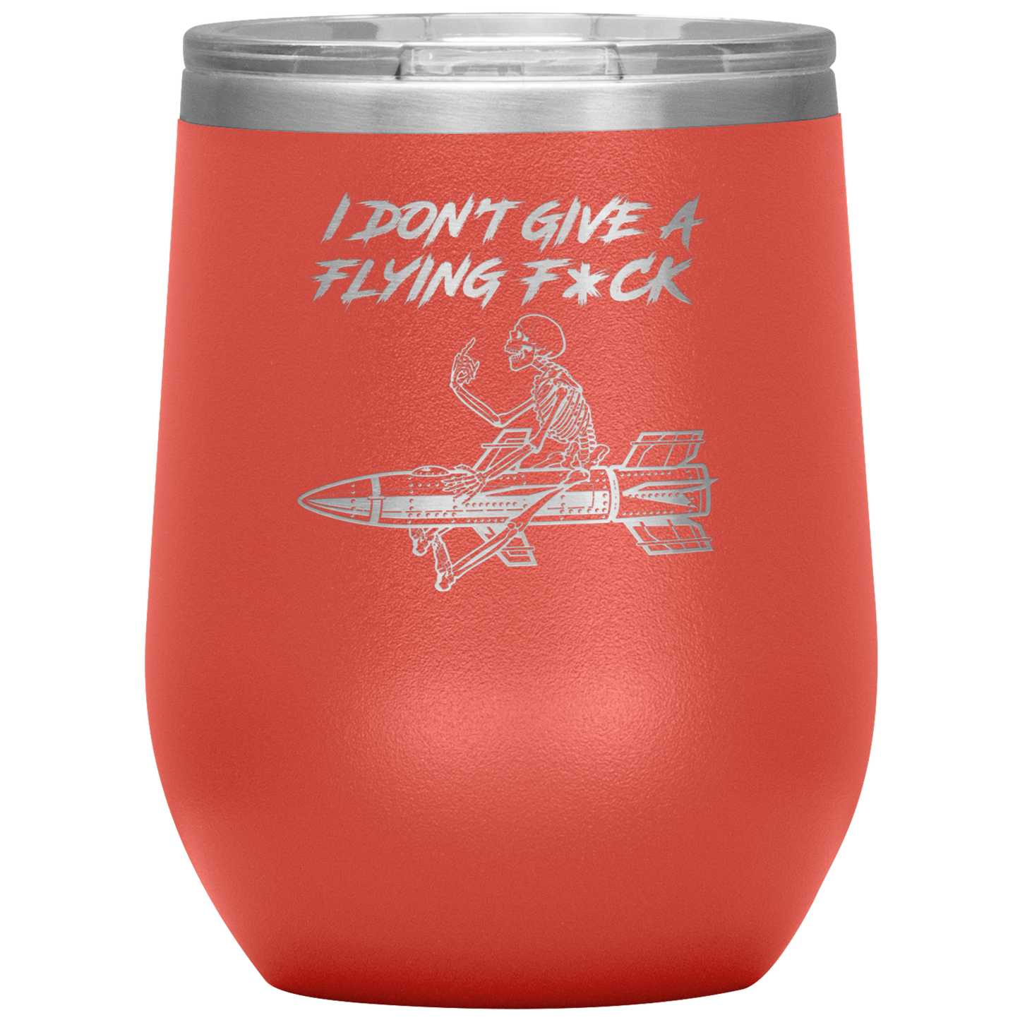 FLYING F*CK WINE TUMBLER