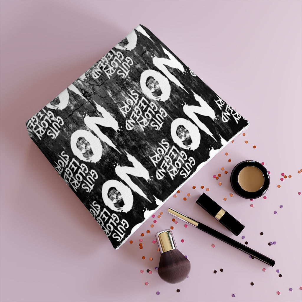 NO GUTS NO GLORY Cotton Cosmetic Bag
