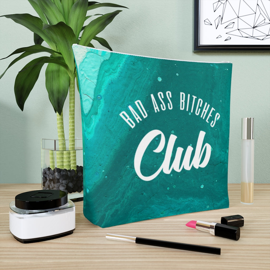BAD ASS BITCHES CLUB Cotton Cosmetic Bag