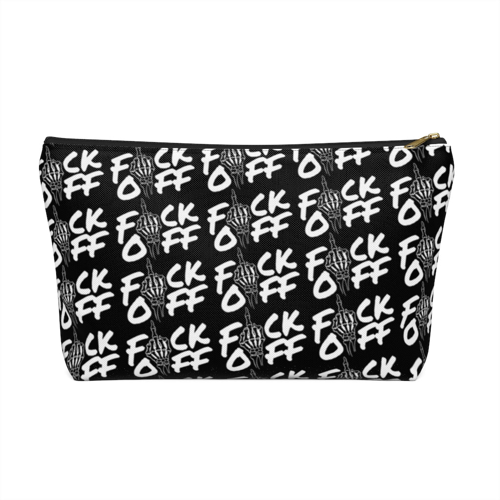 F*CK OFF Accessory Pouch w T-bottom