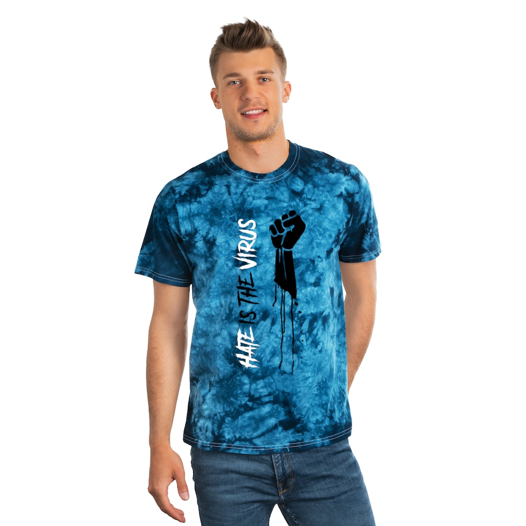 HATE IS THE VIRUS Tie-Dye Tee
