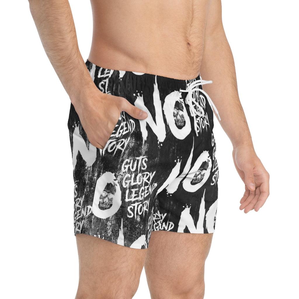 NO GUTS NO GLORY Swim Trunks