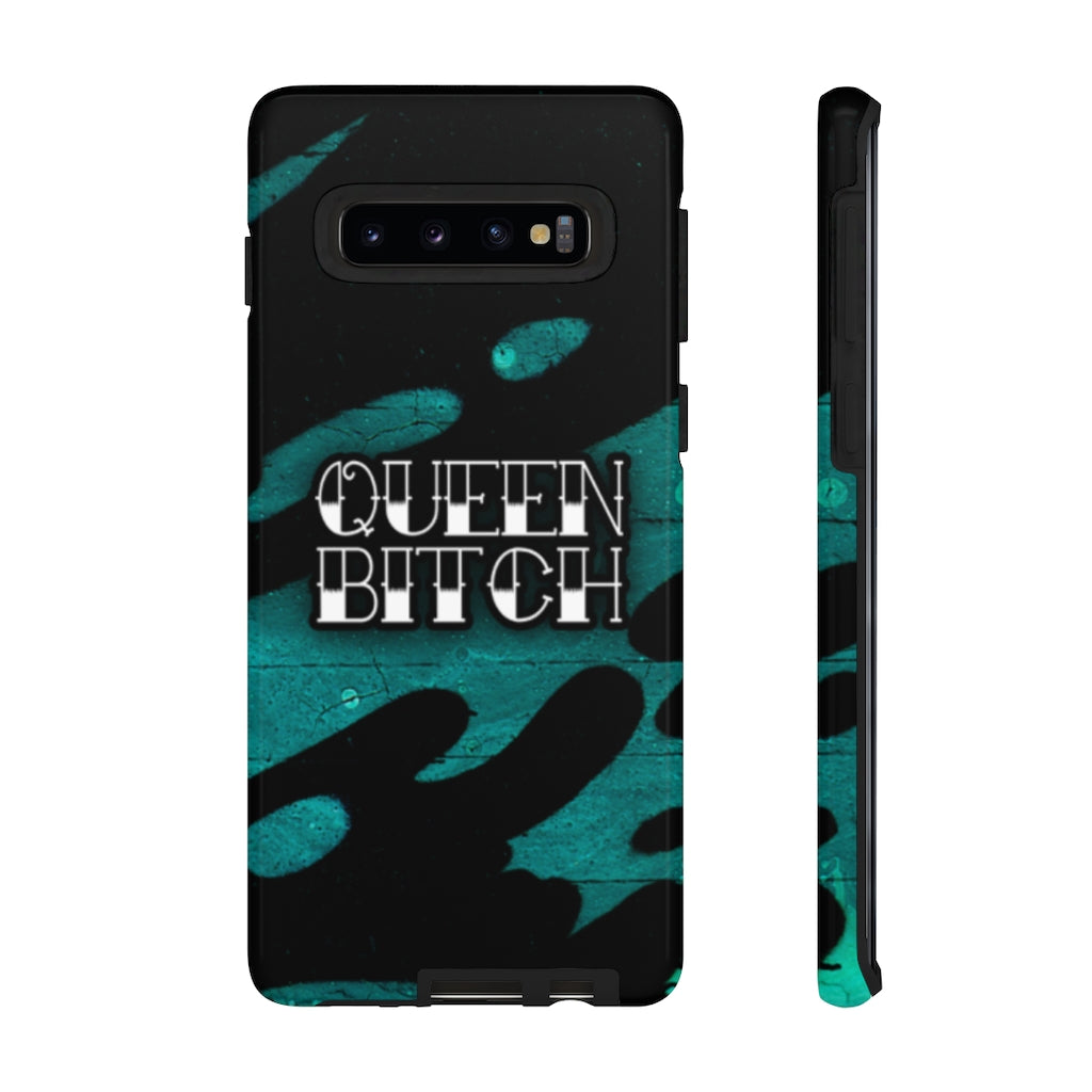 QUEEN BITCH TITLE GRAFFITI Tough Phone Case