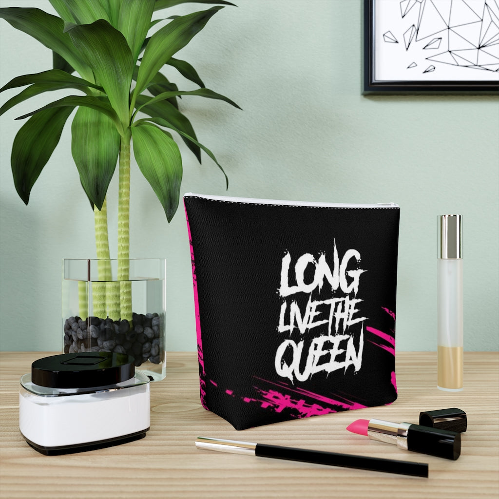 LONG LIVE THE QUEEN Cotton Cosmetic Bag