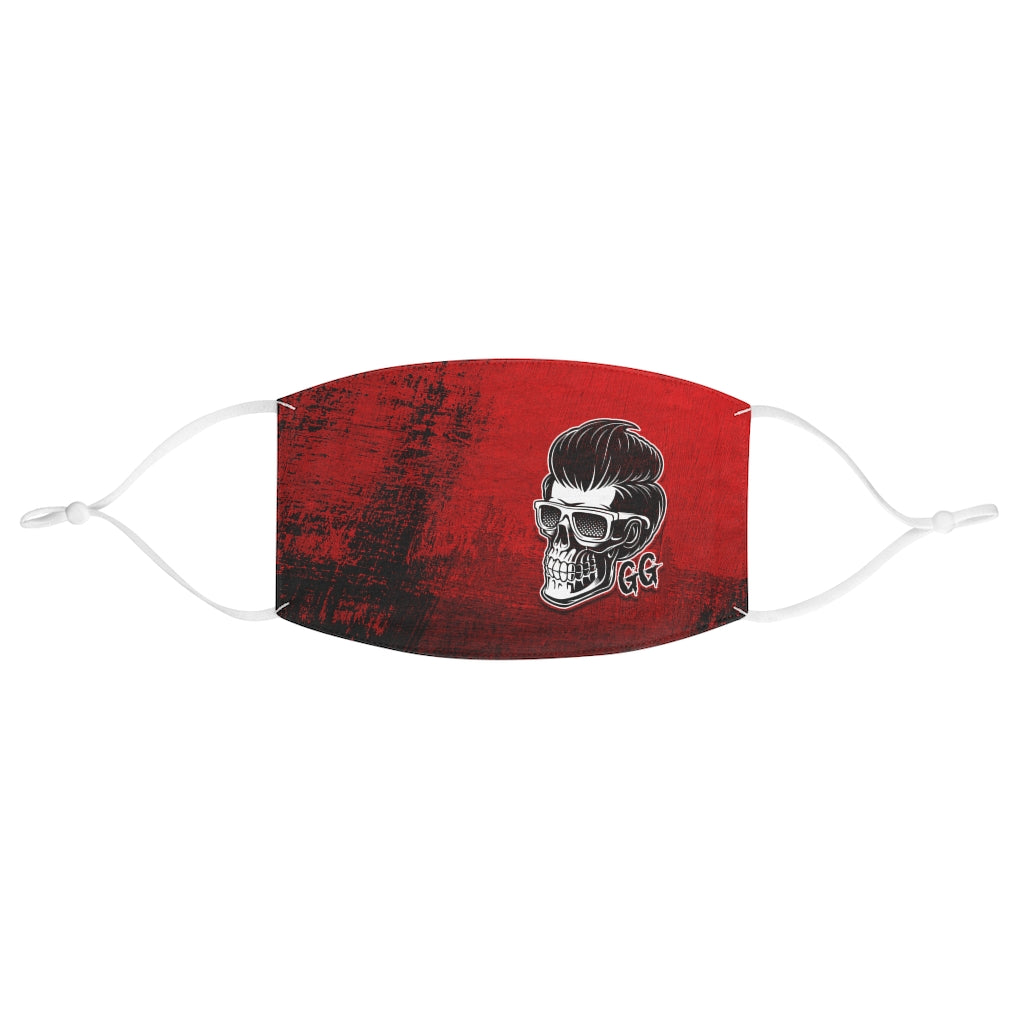GRUMPY GLASSES Fabric Face Mask