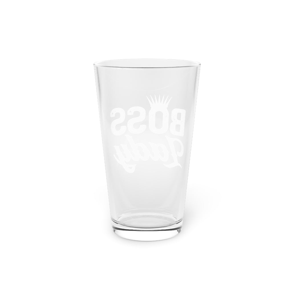 BOSS LADY PINT GLASS