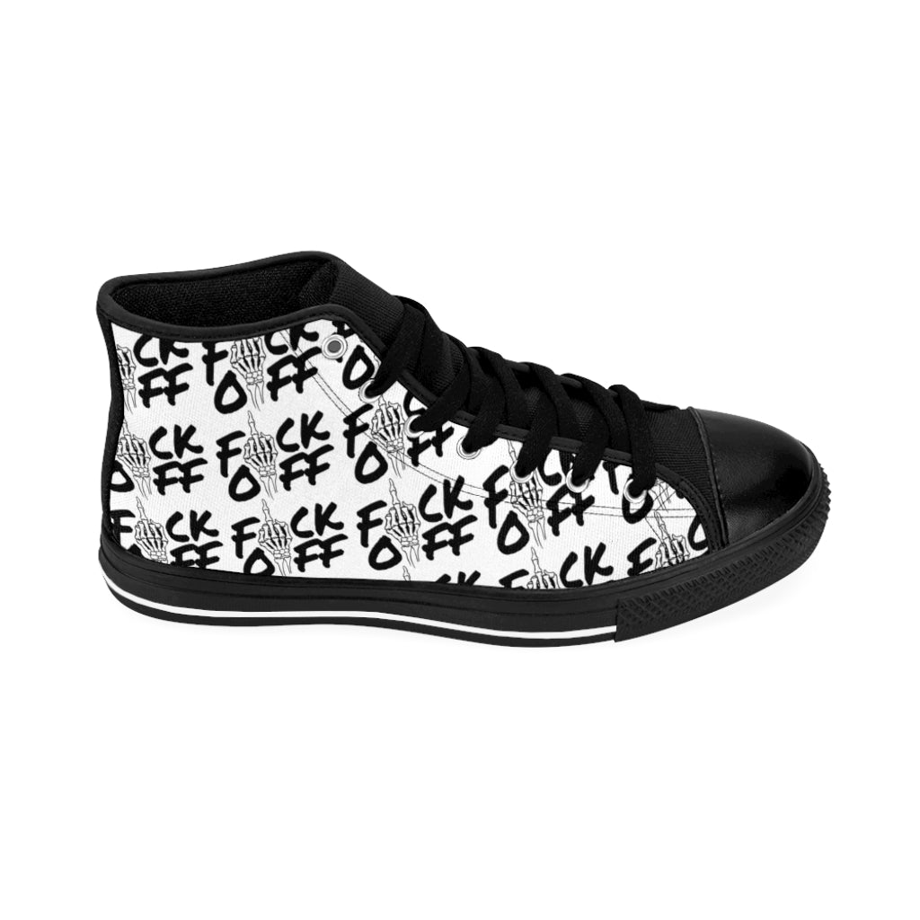 F*CK OFF Men's High Top Sneakers