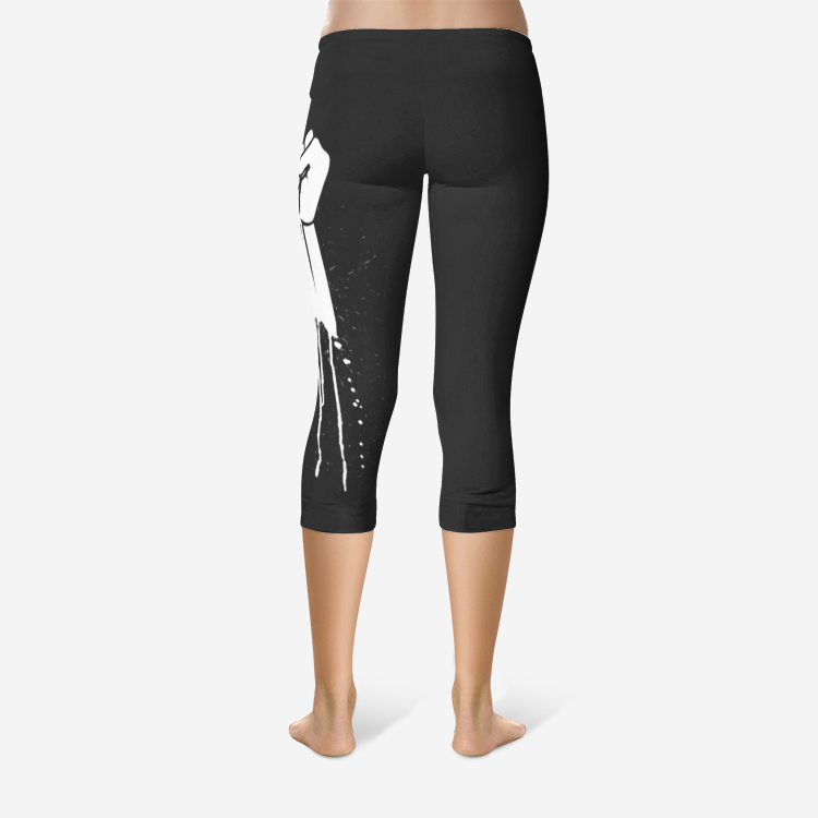 HATE IS THE VIRUS DRIP Capri Leggings