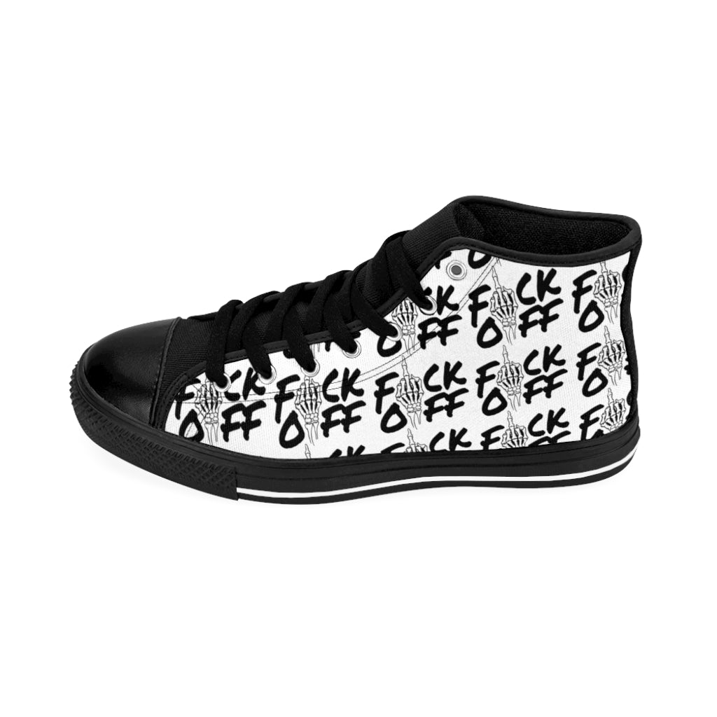 F*CK OFF Men's High Top Sneakers