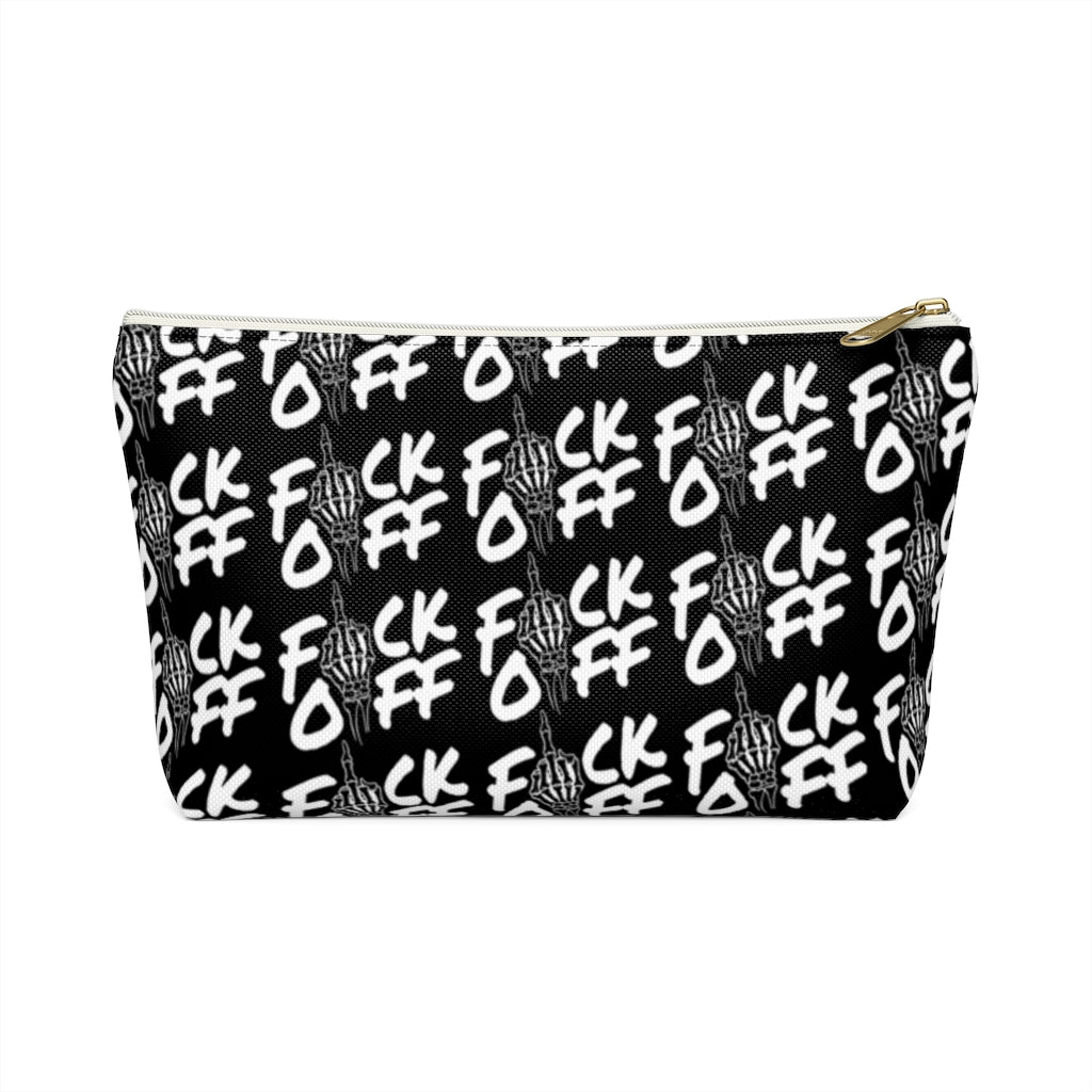 F*CK OFF Accessory Pouch w T-bottom