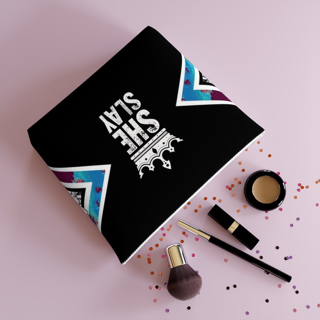 SHE SLAY Cotton Cosmetic Bag