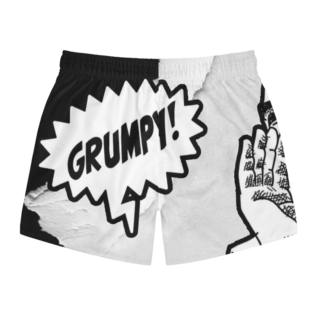 GRUMPY GUYS SCREAM Swim Trunks