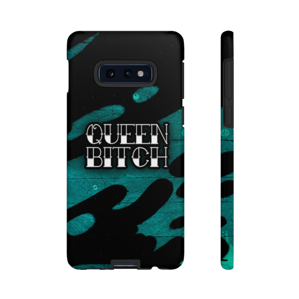 QUEEN BITCH TITLE GRAFFITI Tough Phone Case