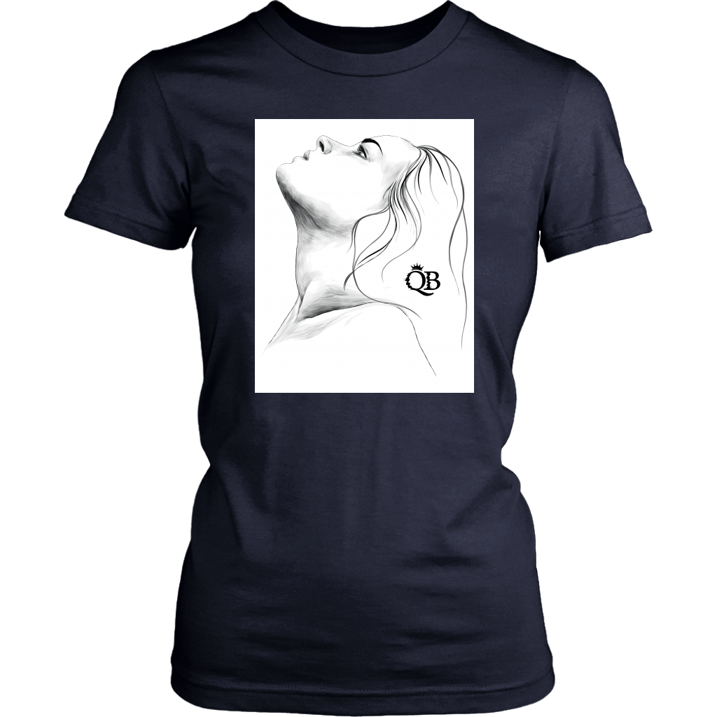 QB CLASSY PORTRAIT WOMENS TSHIRT