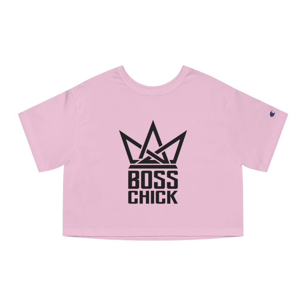 BOSS CHICK Champion Women's Heritage Cropped T-Shirt