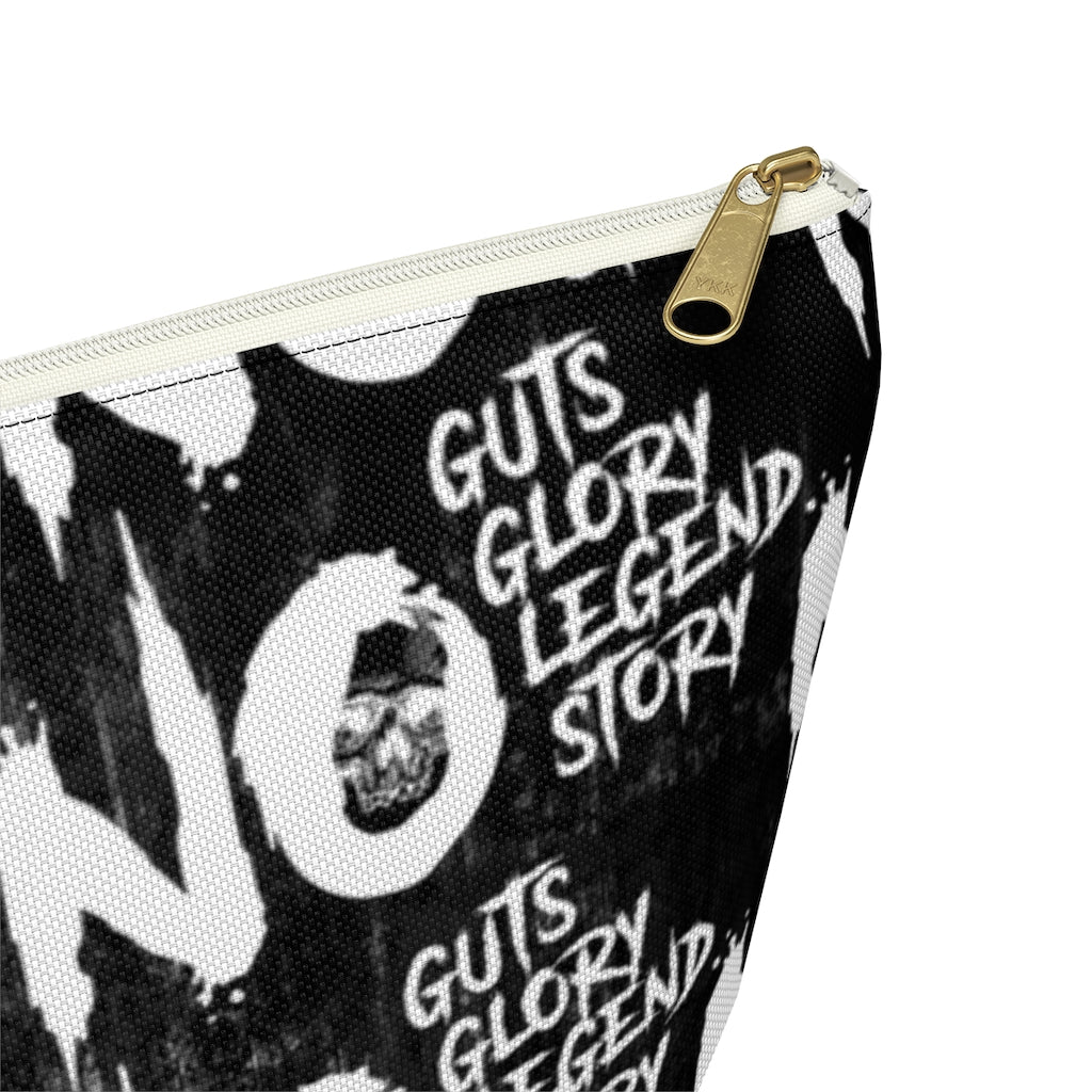 NO GUTS NO GLORY Accessory Pouch w T-bottom