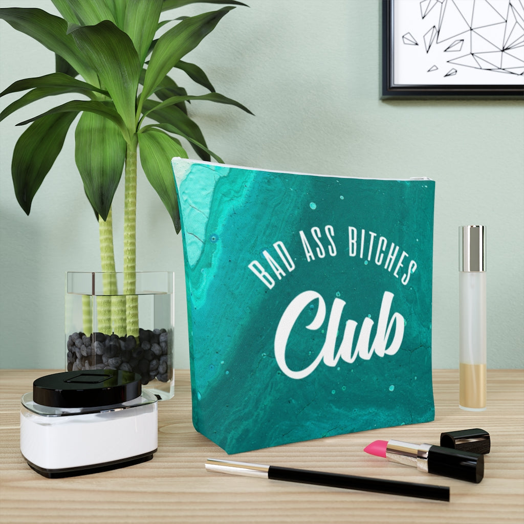 BAD ASS BITCHES CLUB Cotton Cosmetic Bag