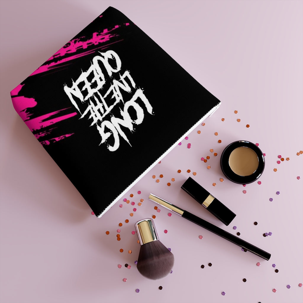 LONG LIVE THE QUEEN Cotton Cosmetic Bag