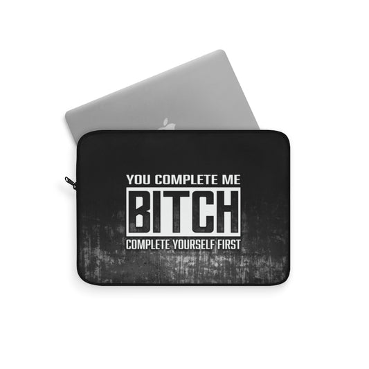 COMPLETE BITCH Laptop Sleeve