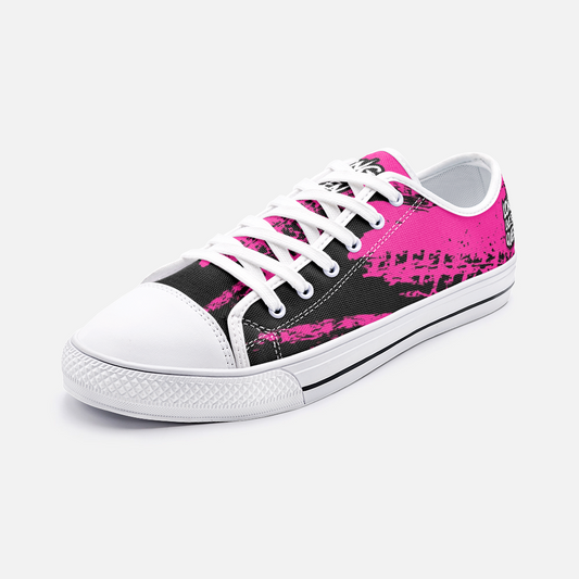 LONG LIVE THE QUEEN Low Top Canvas Shoes