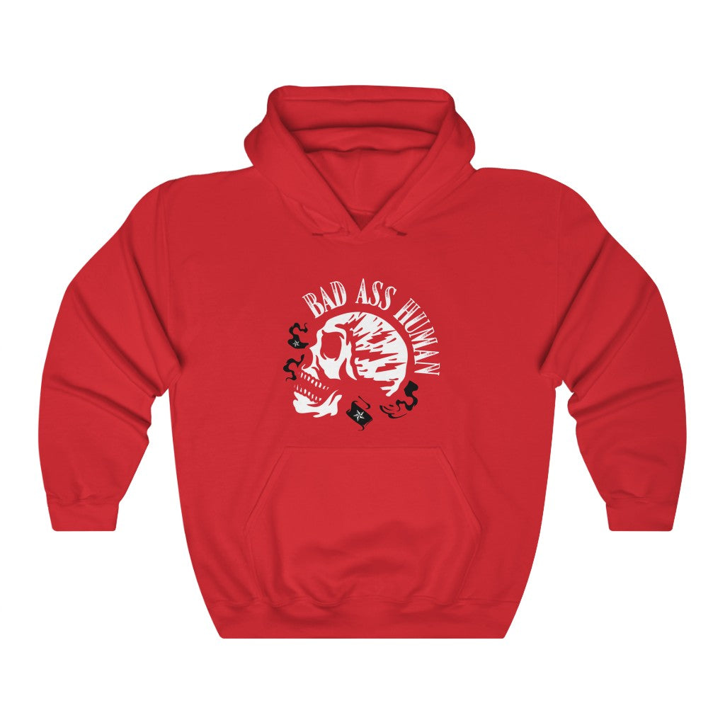 BAD ASS HUMAN MOHAWK Heavy Blend™ Hooded Sweatshirt