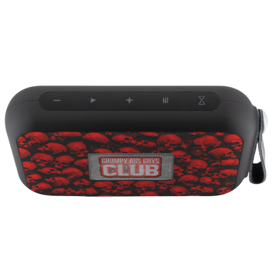 GRUMPY ASS GUYS CLUB RED SKULL Bluetooth Wireless Speaker