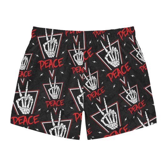 PEACE OUT Swim Trunks