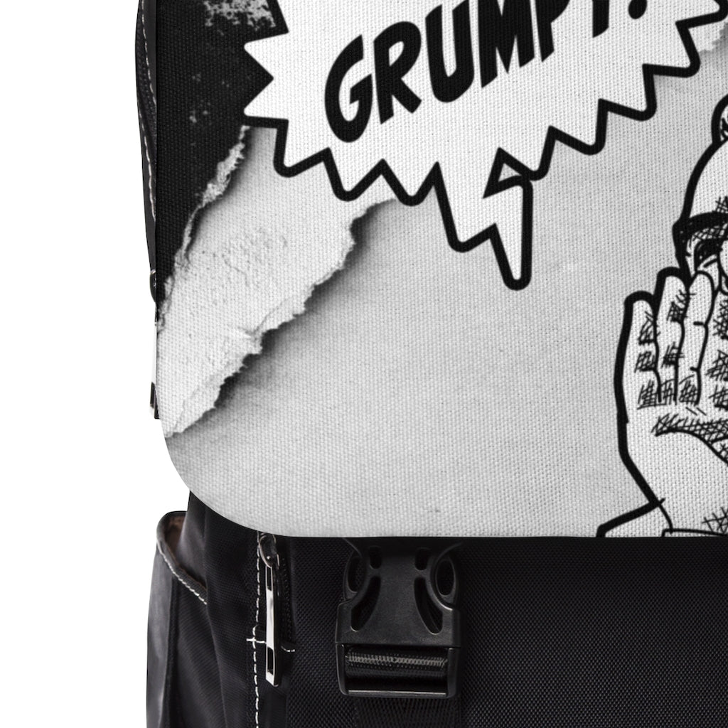 GRUMPY SCREAM Casual Shoulder Backpack
