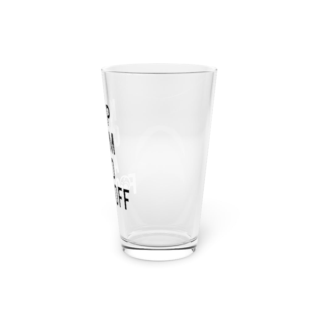 KEEP CALM AND F*CK OFF PINT GLASS