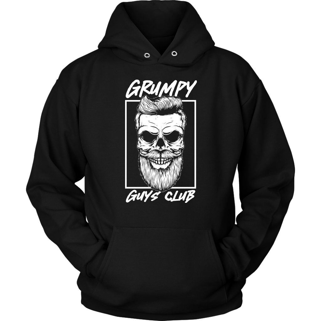 GRUMPY GUYS CLUB SKULL HOODIE