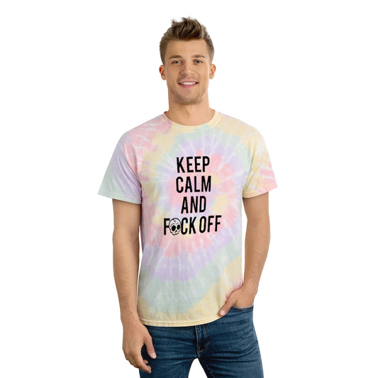 KEEP CALM AND F*CK OFF Tie-Dye Tee / Spiral