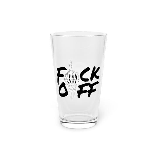 F*CK OFF PINT GLASS
