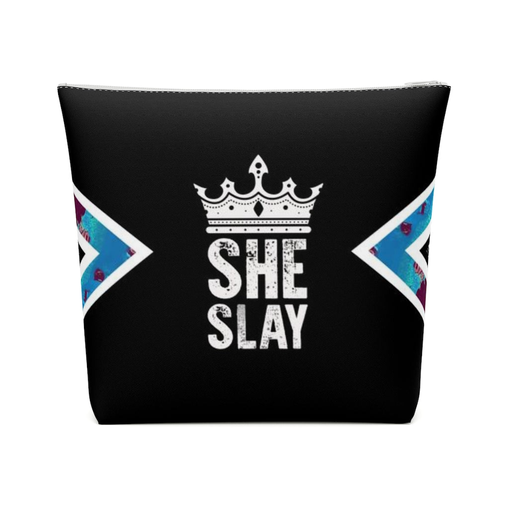 SHE SLAY Cotton Cosmetic Bag
