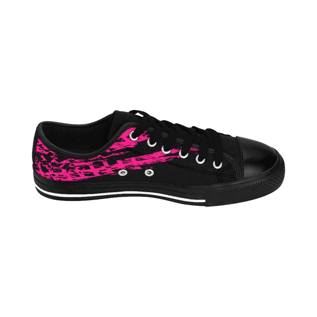 LONG LIVE THE QUEEN BLACK SOLE Women's Low Tops