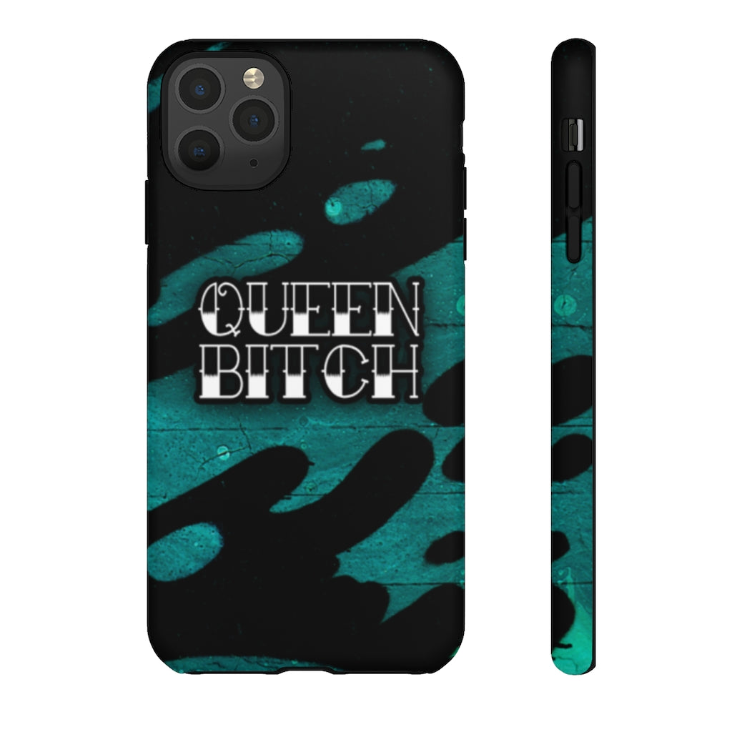 QUEEN BITCH TITLE GRAFFITI Tough Phone Case