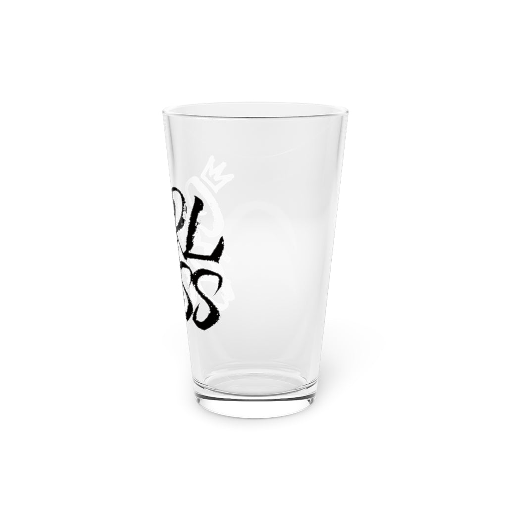 GIRL BOSS PINT GLASS