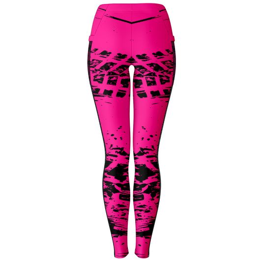 LONG LIVE THE QUEEN Mesh Pocket Leggings